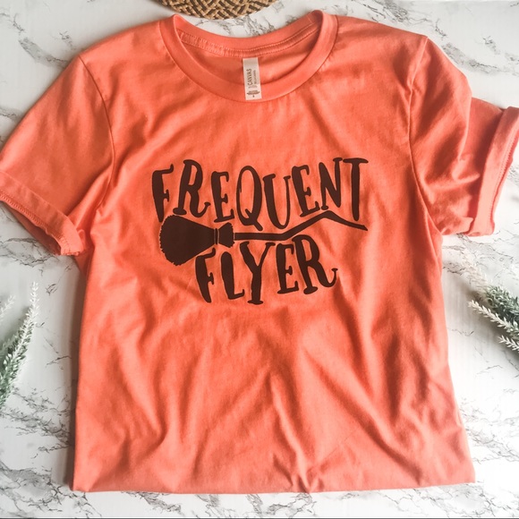 Halloween Witch Bella Canvas Tee - Heather Orange - Picture 4 of 5